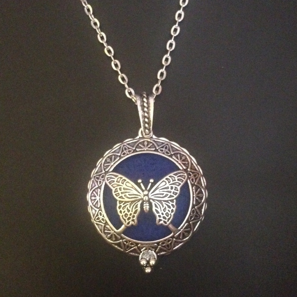 NEW Essential Oil Diffuser Butterfly Necklace